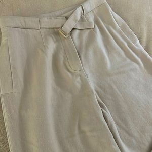 Cashmere straight leg pants